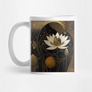 flower and gold Mug